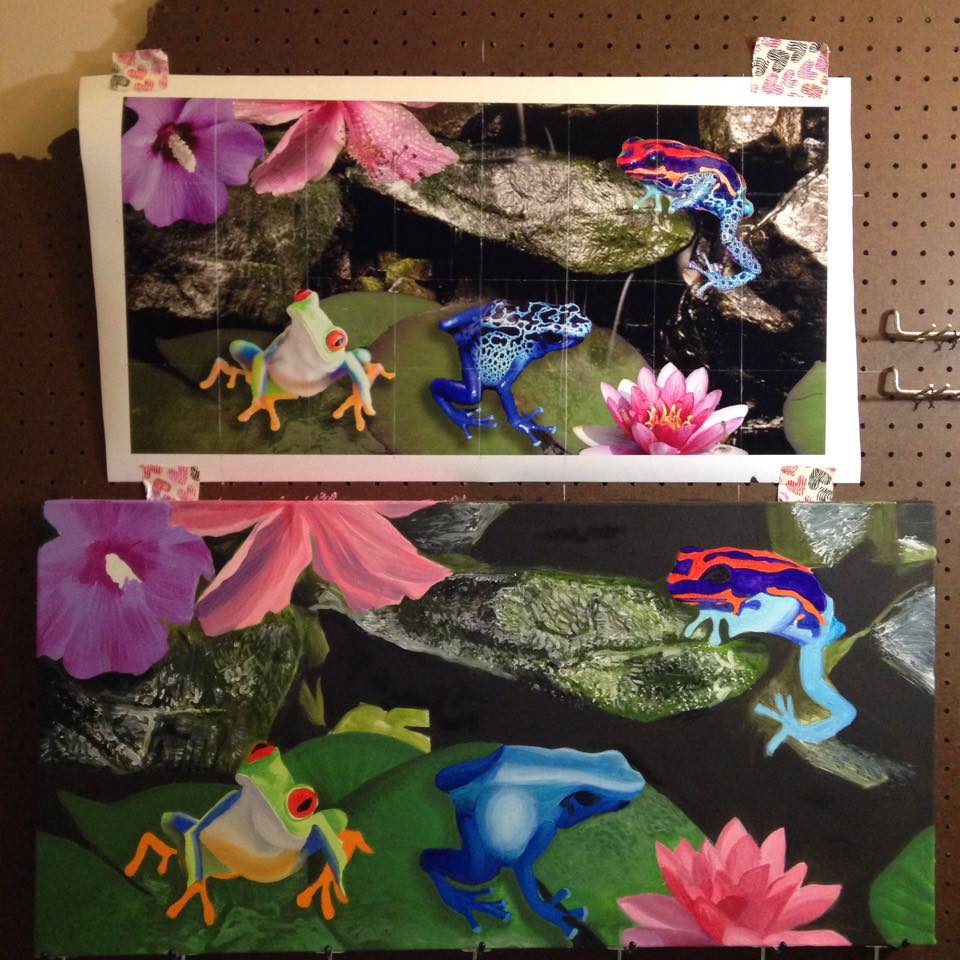 Evelyn's Jungle Animals - Frogs - Phase 3