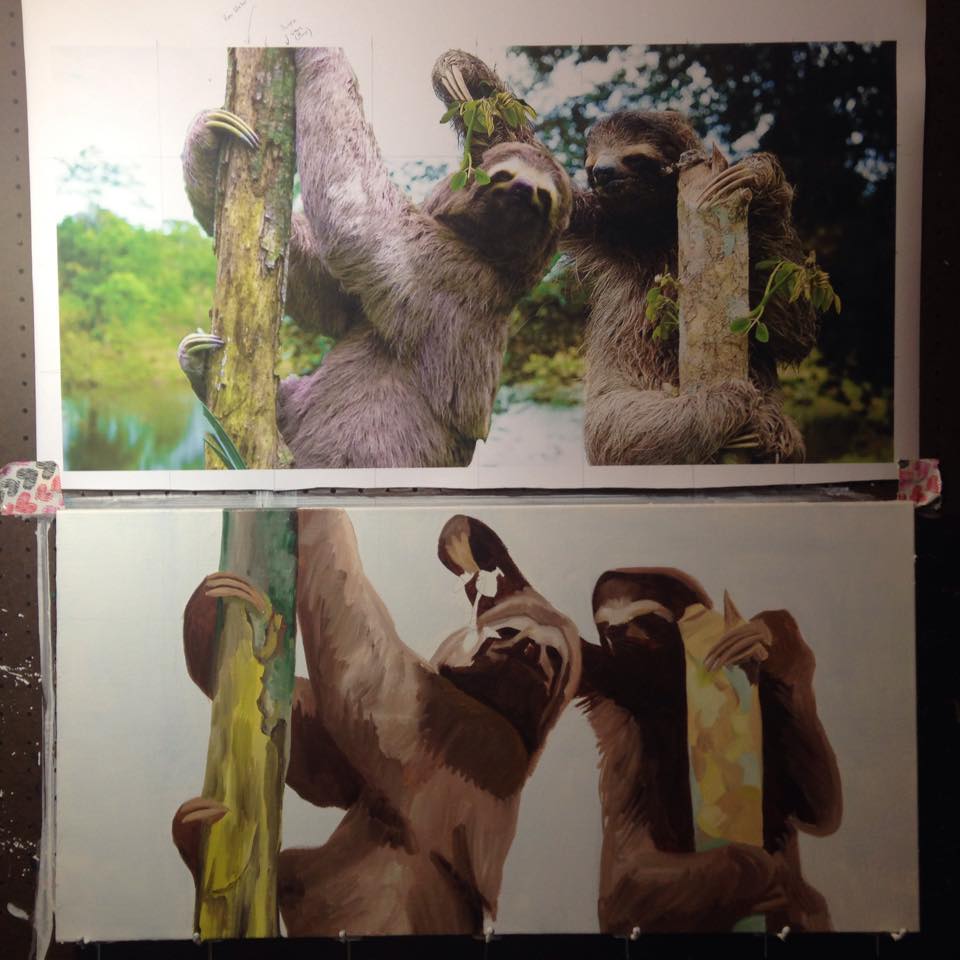Evelyn's Jungle Animals - Sloths - Phase 2