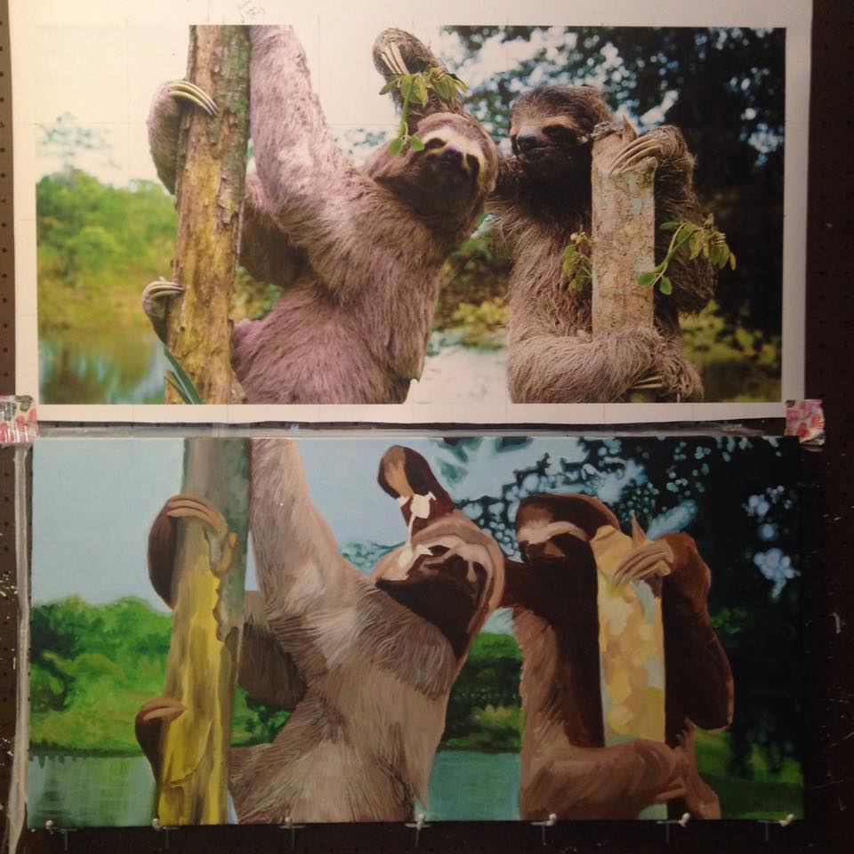 Evelyn's Jungle Animals - Sloths - Phase 3